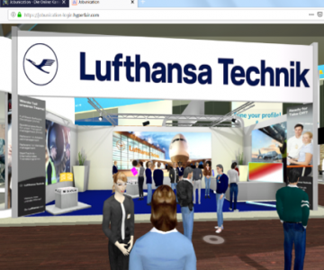 Jobunication – Messestand der Lufthansa Technik AG Hamburg