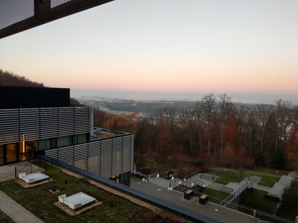 Aussicht vom Konferenzhotel Lufthansa Seeheim