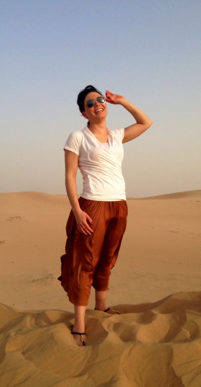 Auf Wüstensafari in Abu Dhabi