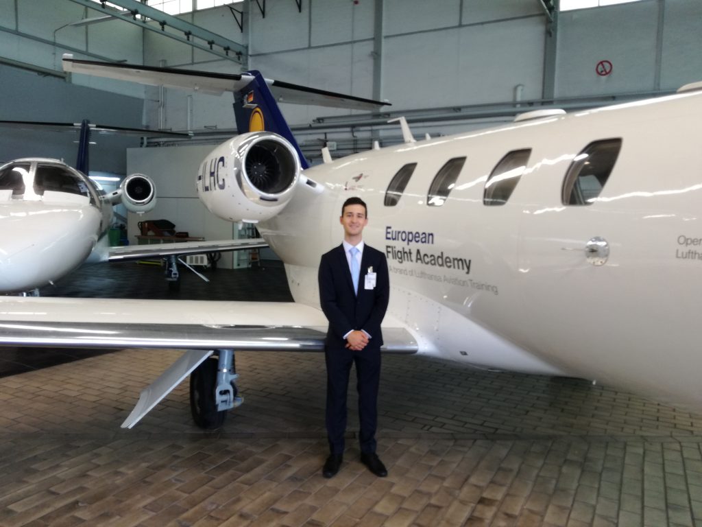 The obligatory picture in front of the Cessna Citation.