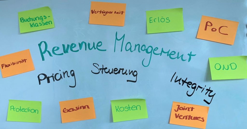 Brainstorming zum Thema Revenue Management