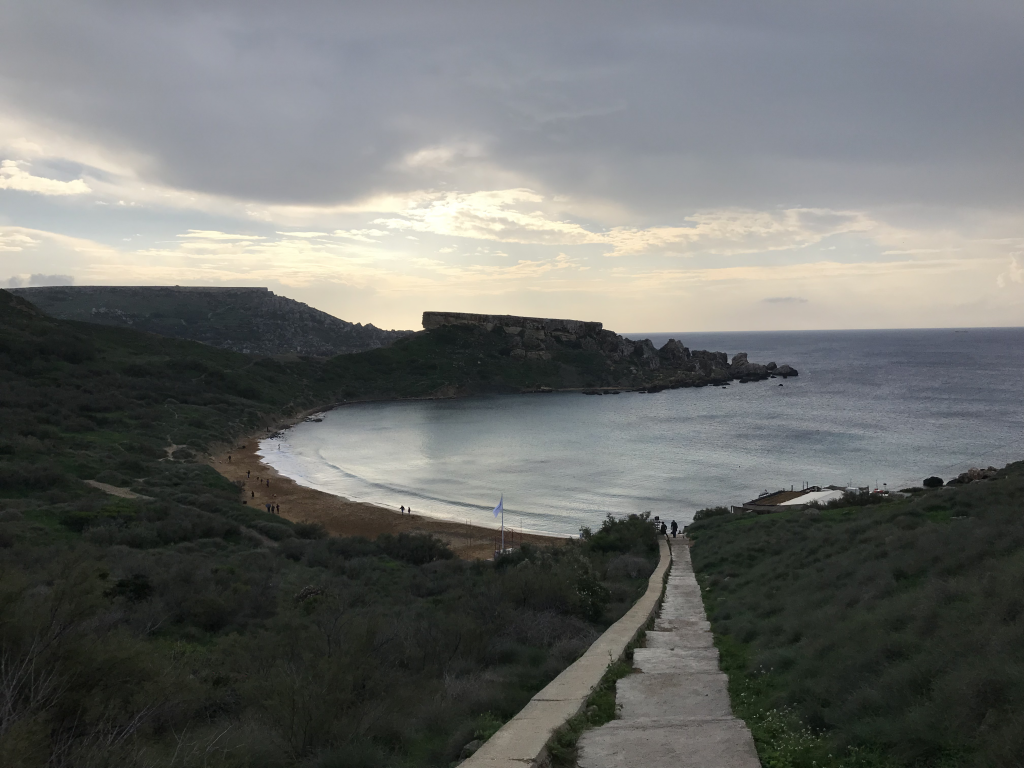 Bucht an der Westküste Maltas