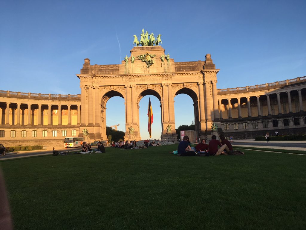 Brussels has beautiful parcs and a “fake Brandenburger Tor.”