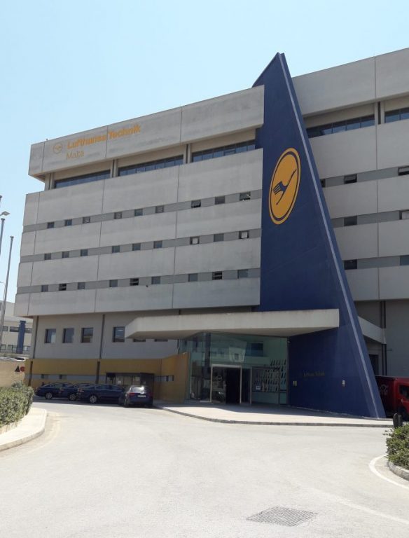 Eingang der Basis auf Malta