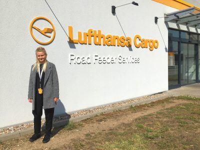 Der Road Feeder Service der Lufthansa Cargo - Luftfracht auf Flughöhe null