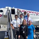 Team photo in Santorini shortly before the return flight