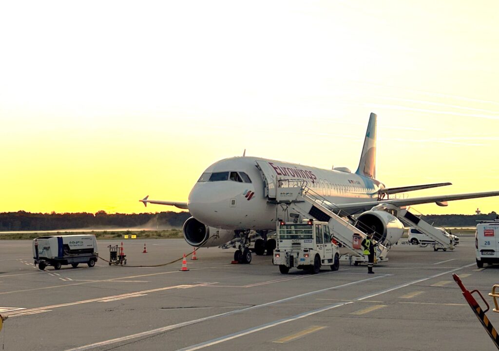 My Familiarization Flight from Cologne to Santorini