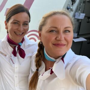 Flughafen Hamburg: Mit Valeriya, bevor es losgeht