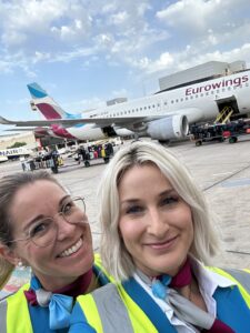 Aircraft Change in Palma – Vorfeld nur mit Warnweste, heute mit Esther in der Crew